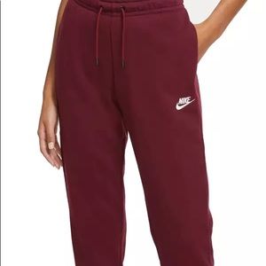 Nike Fleece Maroon Joggers